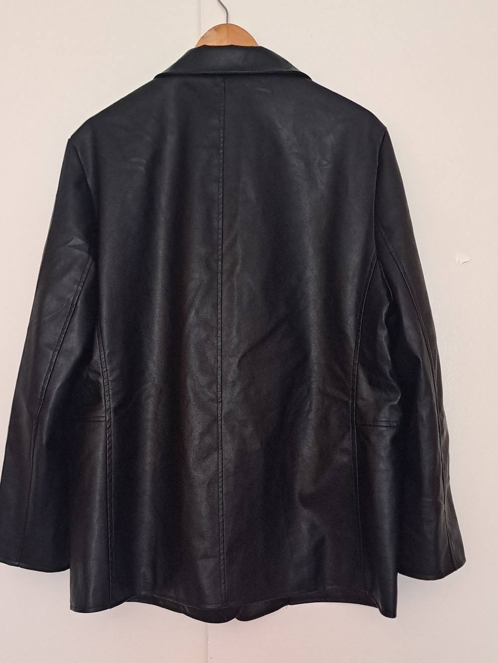 AUTOMET Women's Leather Jackets Black Tailored Blazer - Picture 5 of 13